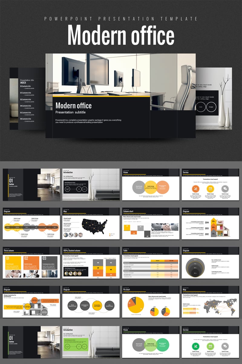 Kit Graphique #100130 Modern Presentation Divers Modles Web - Logo template Preview