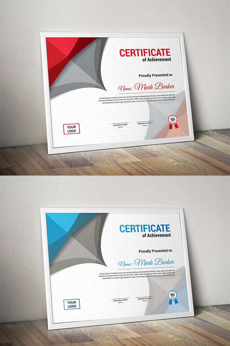 Kit Graphique #100134 Certificate Corporate Divers Modles Web - Logo template Preview