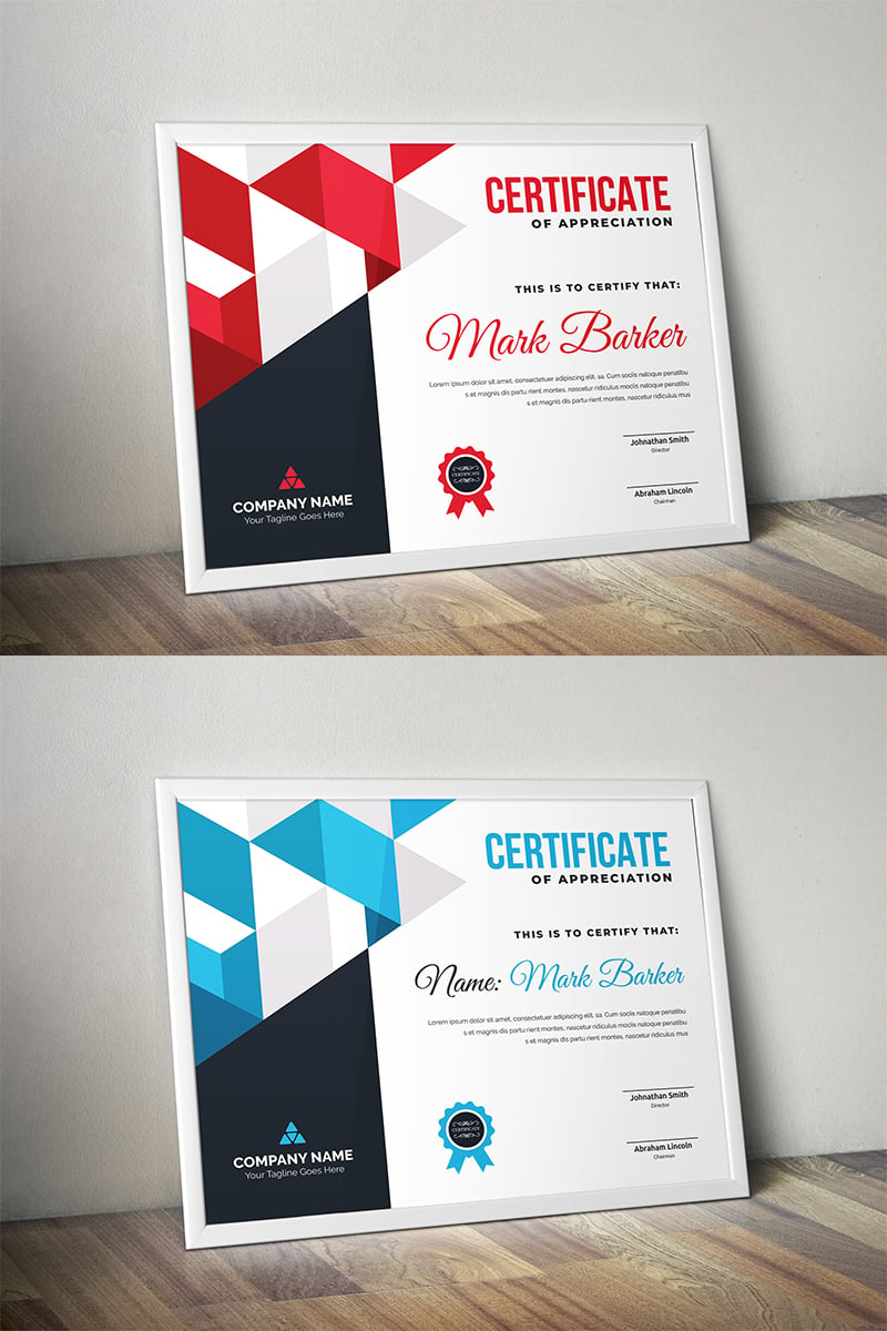 Kit Graphique #100135 Certificate Corporate Divers Modles Web - Logo template Preview