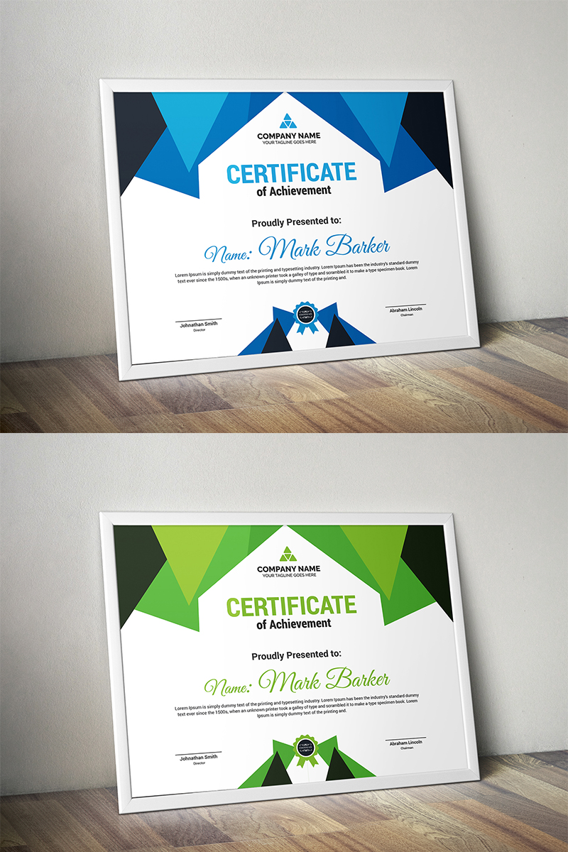 Kit Graphique #100136 Certificate Entreprise Divers Modles Web - Logo template Preview