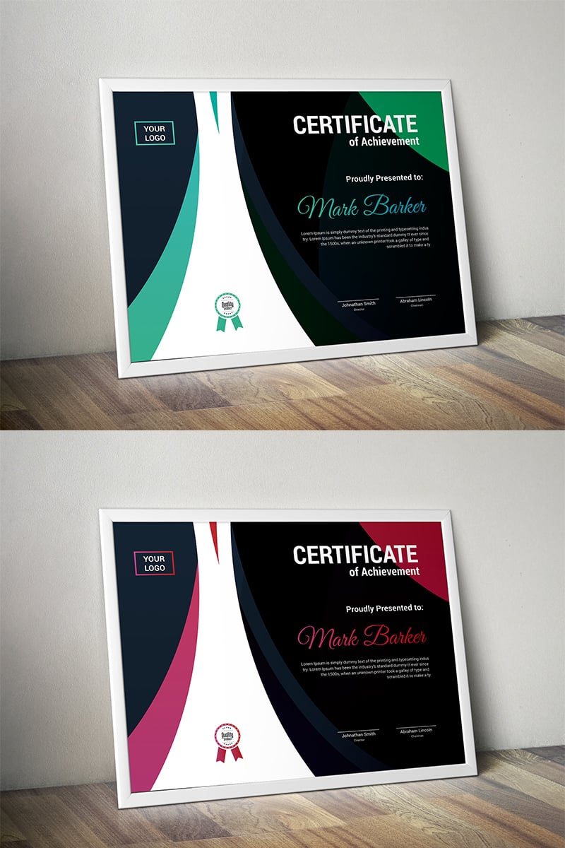 Kit Graphique #100138 Certificate Entreprise Divers Modles Web - Logo template Preview