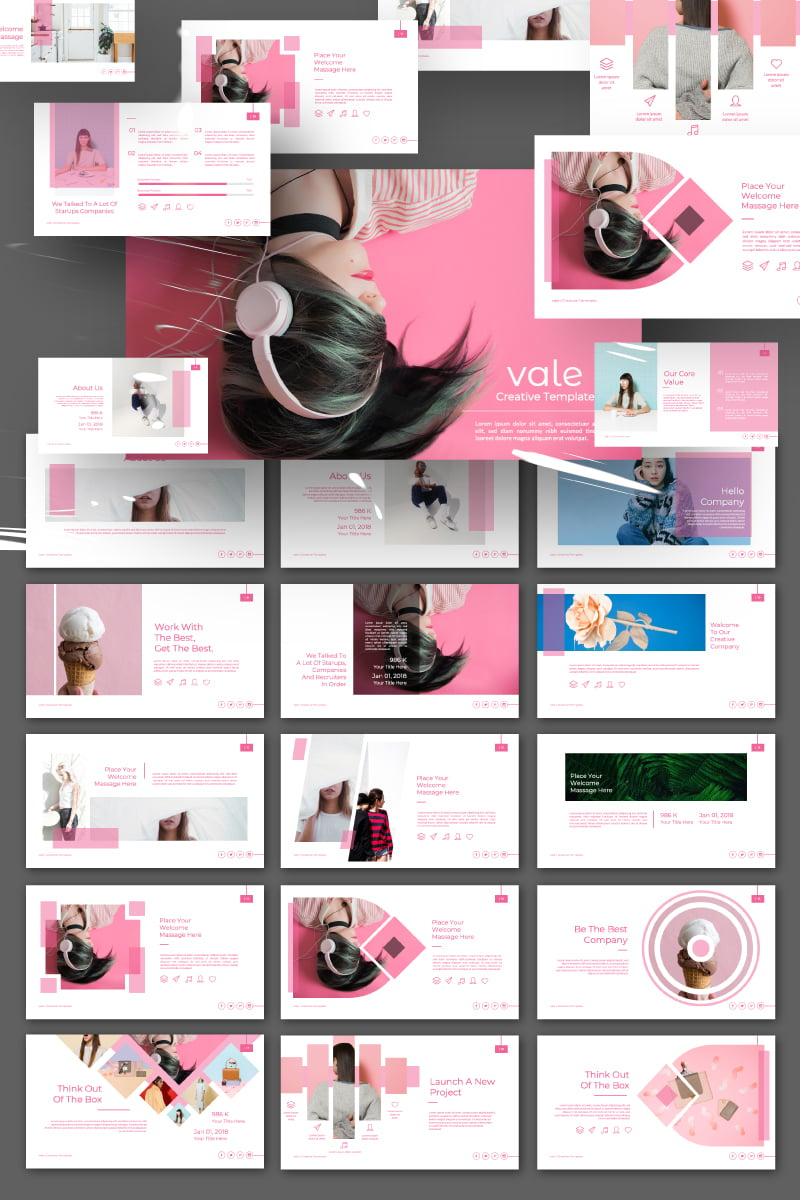 Kit Graphique #100160 Agence Marque Divers Modles Web - Logo template Preview