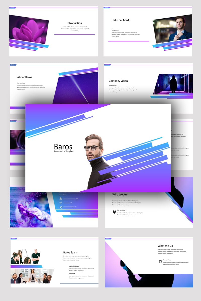 Baros Creative Business PowerPoint Template