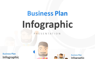 Business Winners Infographic Presentation PowerPoint template