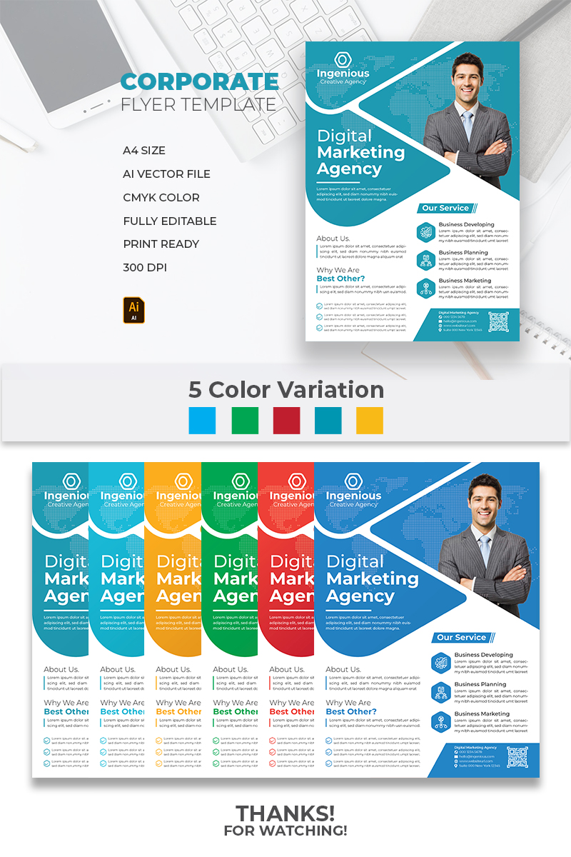 Template #100309 Size Advert Webdesign Template - Logo template Preview