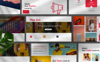 Jul Business Presentation Google Slides