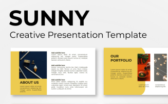 Sunny - Creative Template Google Slides