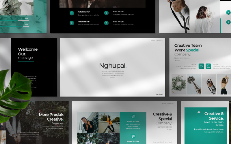 Nguphai Presentation PowerPoint template PowerPoint Template