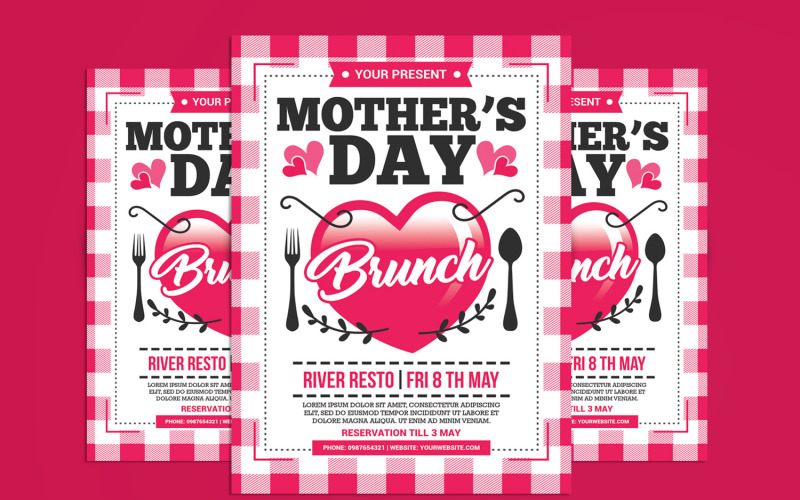 Mothers Day Brunch Flyer - Corporate Identity Template