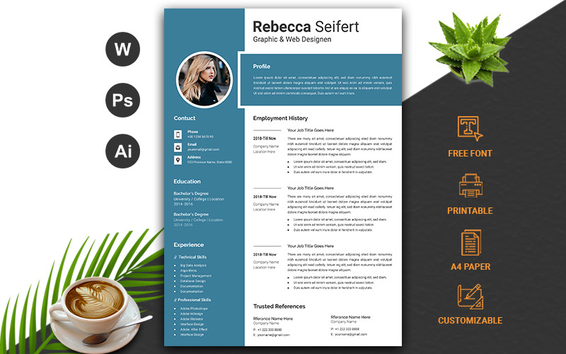 Word CV Resume Template