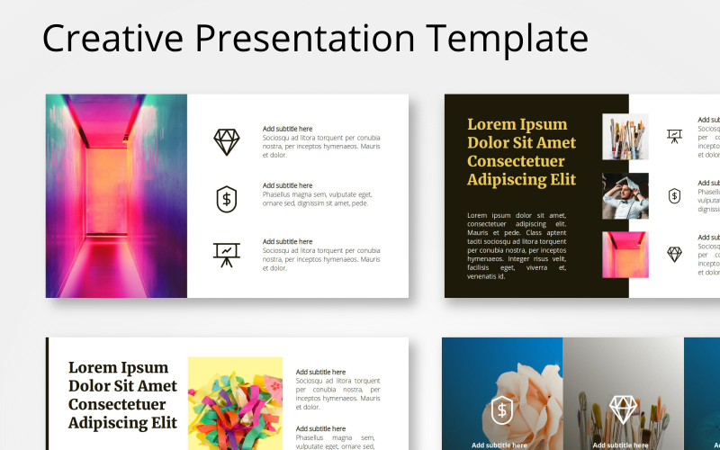 Ayunda - Creative PowerPoint template PowerPoint Template