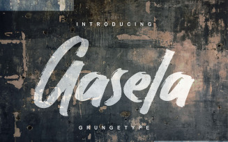 Gasela | Grungetype Font