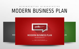 Modern Business Plan PowerPoint template