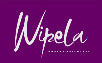 Wipela | Modern Unicotype Font
