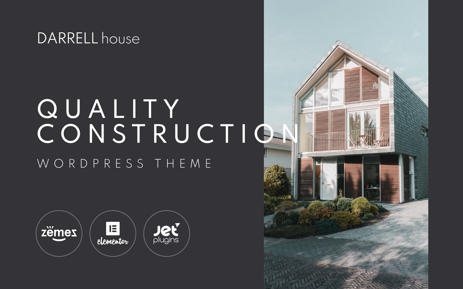 Darrell house - Quality Construction WordPress Theme