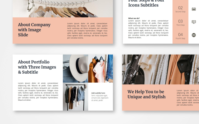 Sista - Fashion Template Google Slides