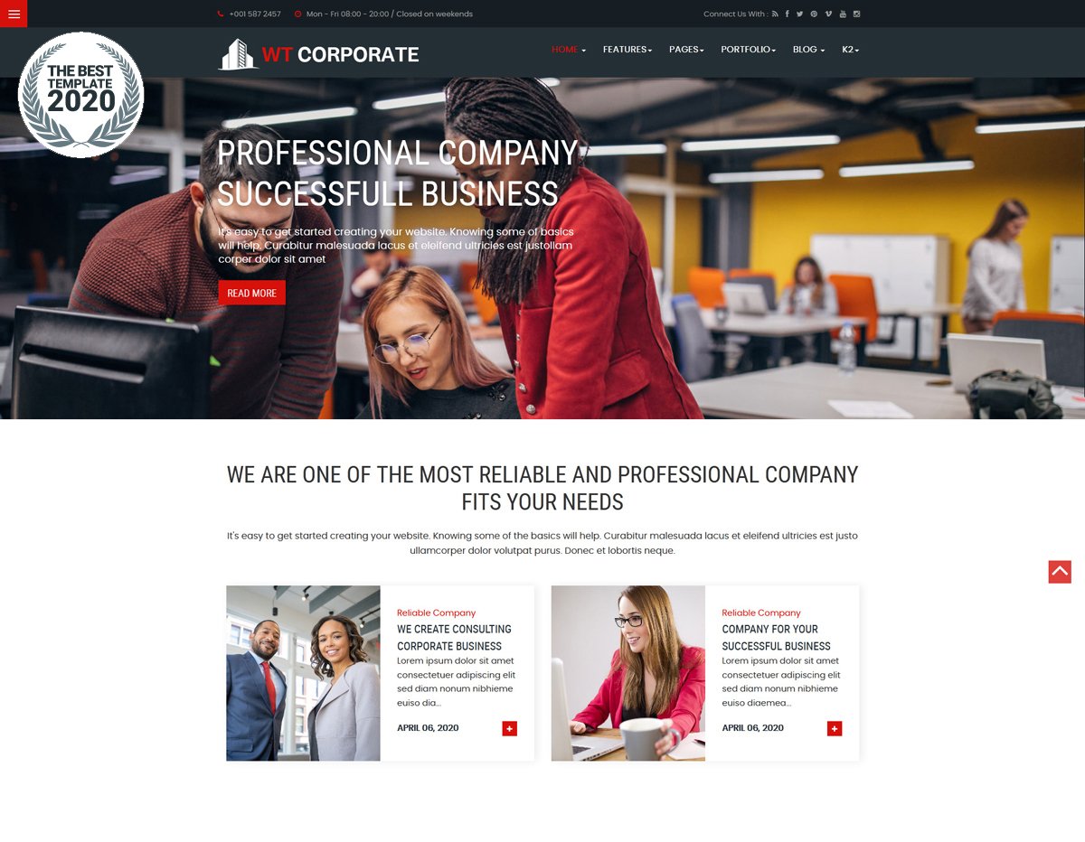 Template #100740 Business Corporate Webdesign Template - Logo template Preview