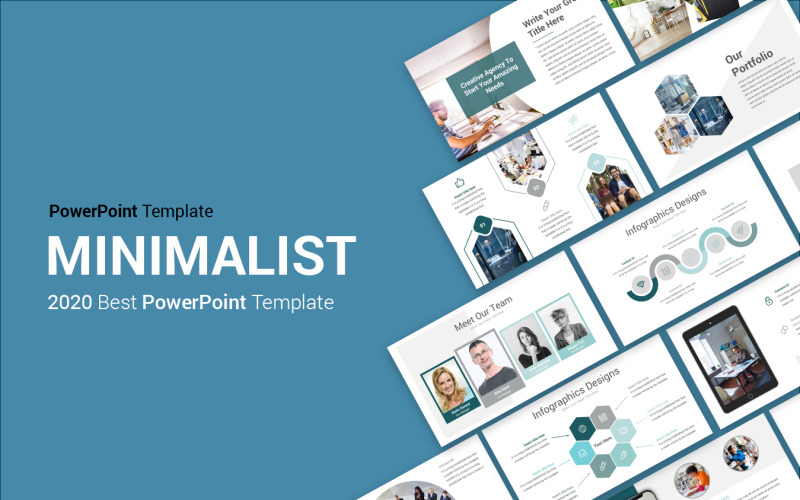 Minimalist PowerPoint template PowerPoint Template