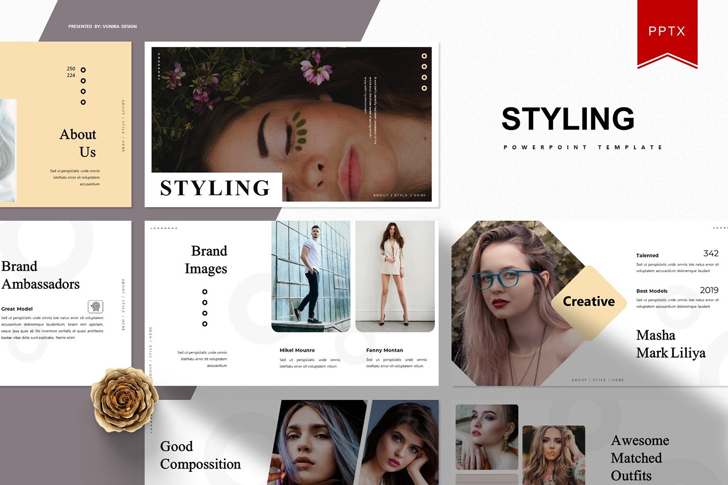 Template #100825 Style Beauty Webdesign Template - Logo template Preview