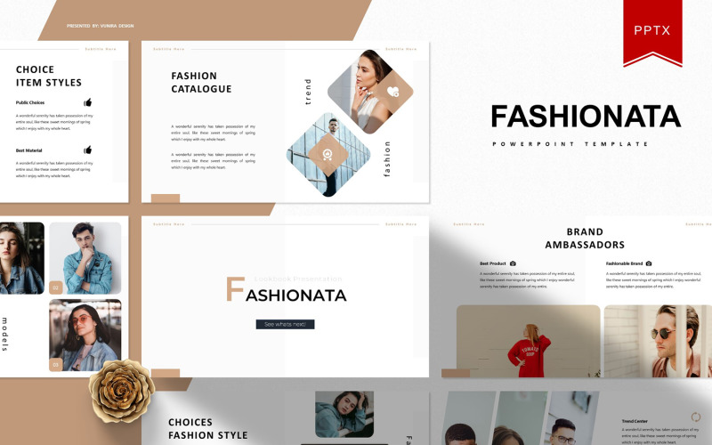 Fashionata | PowerPoint template PowerPoint Template