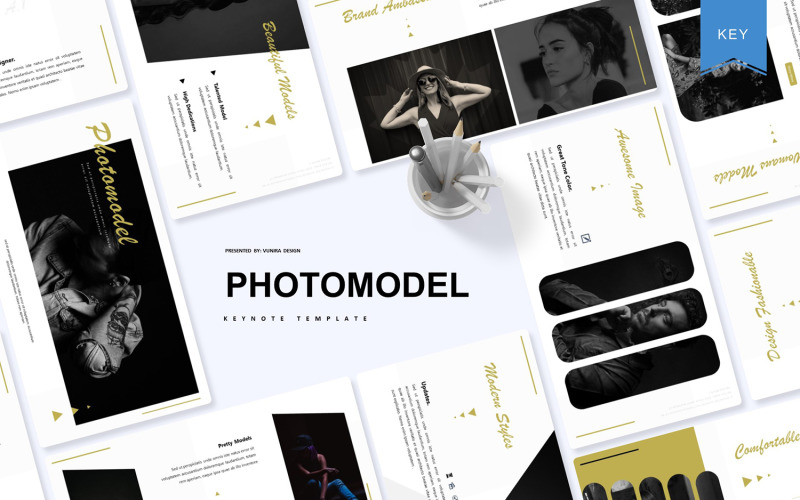Photomodel - Keynote template Keynote Template