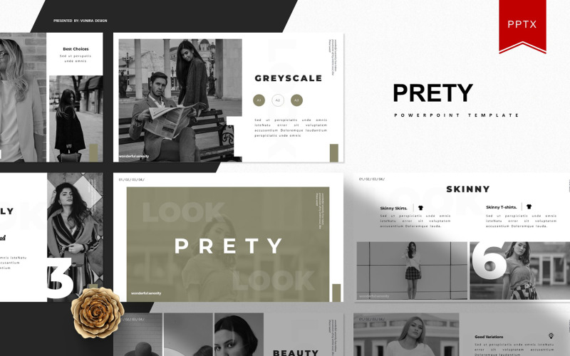 Prety | PowerPoint template PowerPoint Template