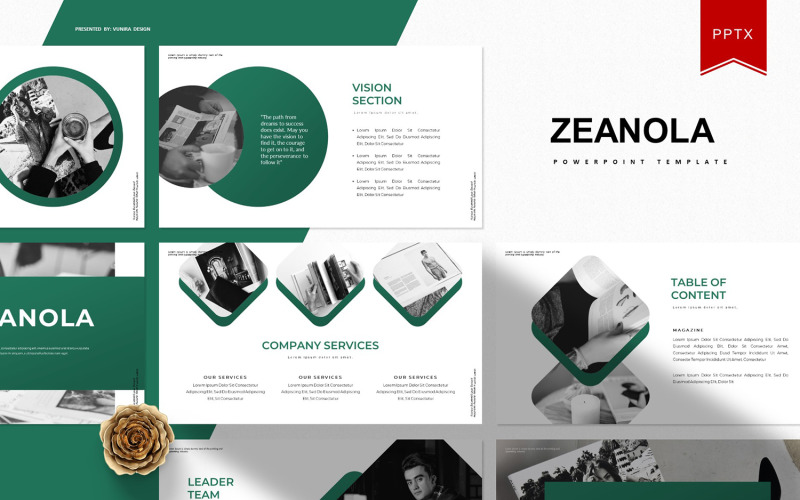 Zeanola | PowerPoint template PowerPoint Template