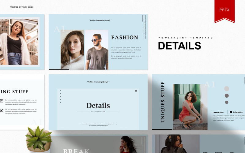 Details | PowerPoint template PowerPoint Template