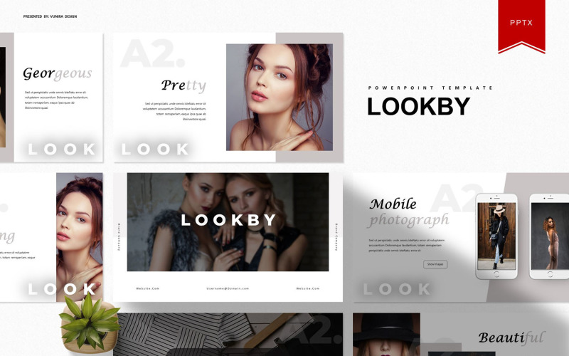 Lookby | PowerPoint template PowerPoint Template