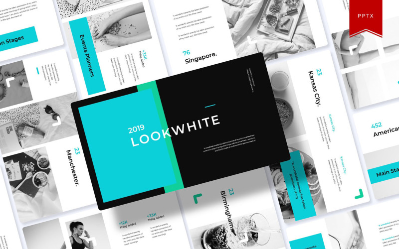 Lookwhite | PowerPoint template PowerPoint Template