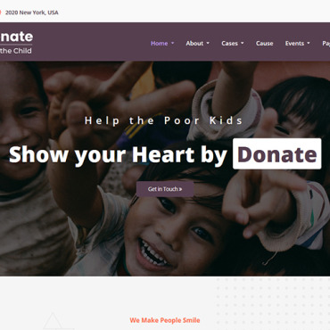 Causes Charity Website Templates 101008