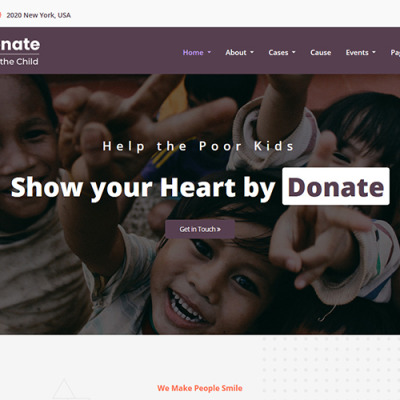 Donate - Charity HTML5 Website Template