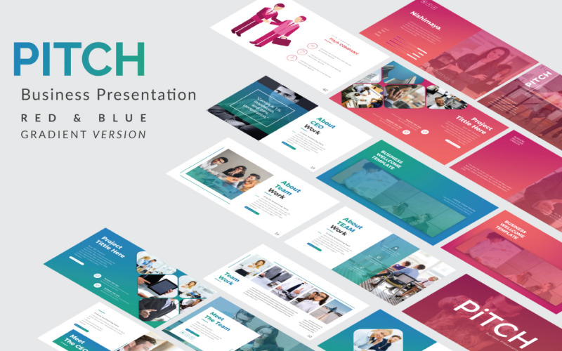 Pitch Presentation PowerPoint template PowerPoint Template