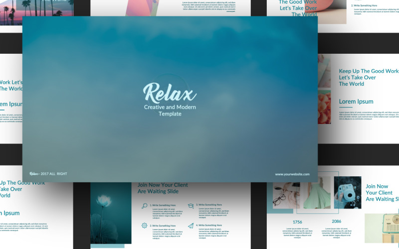Relax PowerPoint template PowerPoint Template