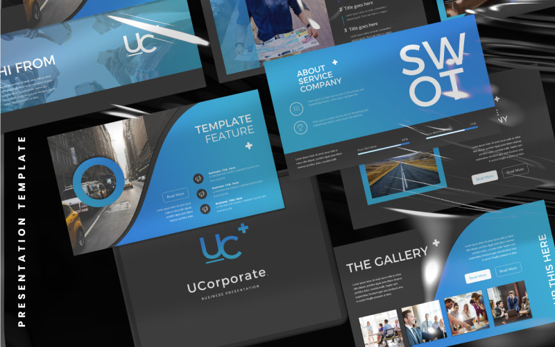 UCorporate PowerPoint template PowerPoint Template
