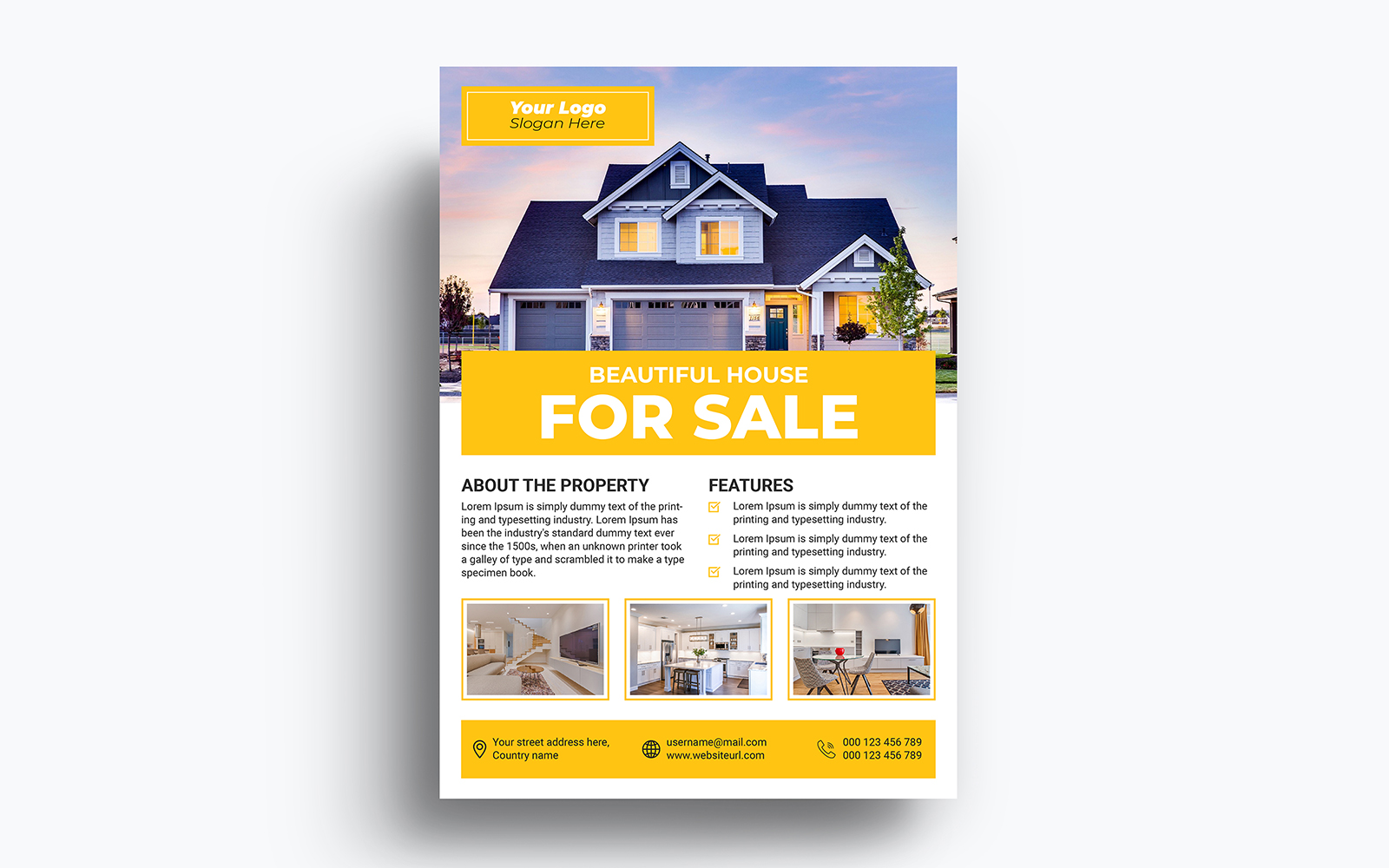 Kit Graphique #101147 Biens Prospectuss Web Design - Logo template Preview