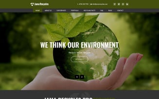 Jama Recycles - Waste Management and Recycling PSD Template