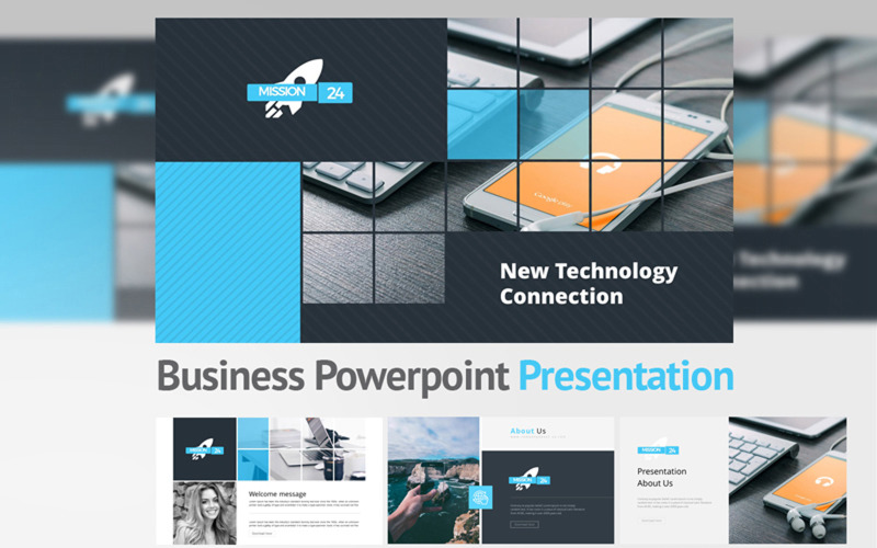 Mission 24 PowerPoint template PowerPoint Template
