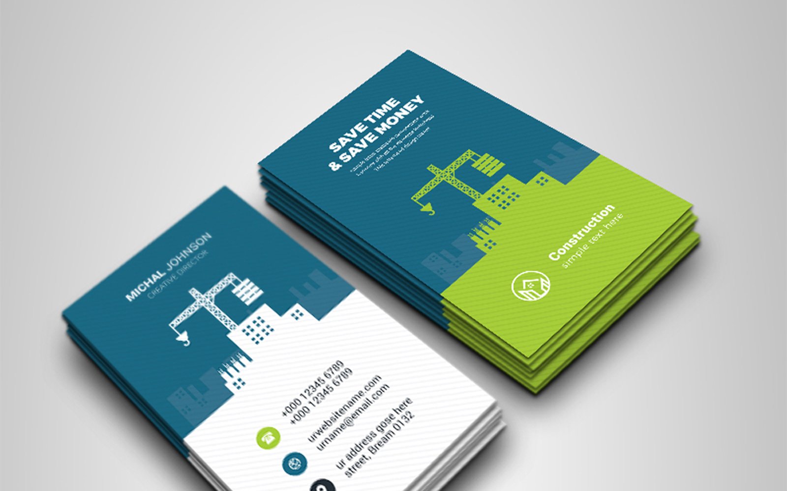 Template #101258 Bizcard Biz-card Webdesign Template - Logo template Preview