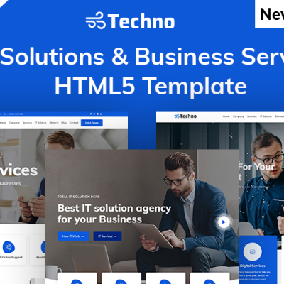 Techno-IT Solution & Business Consulting Website Template #101273