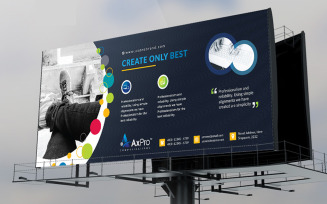 Axpro Brand Billboard Banner - Corporate Identity Template