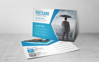 Geometric Modern Postcard - Corporate Identity Template