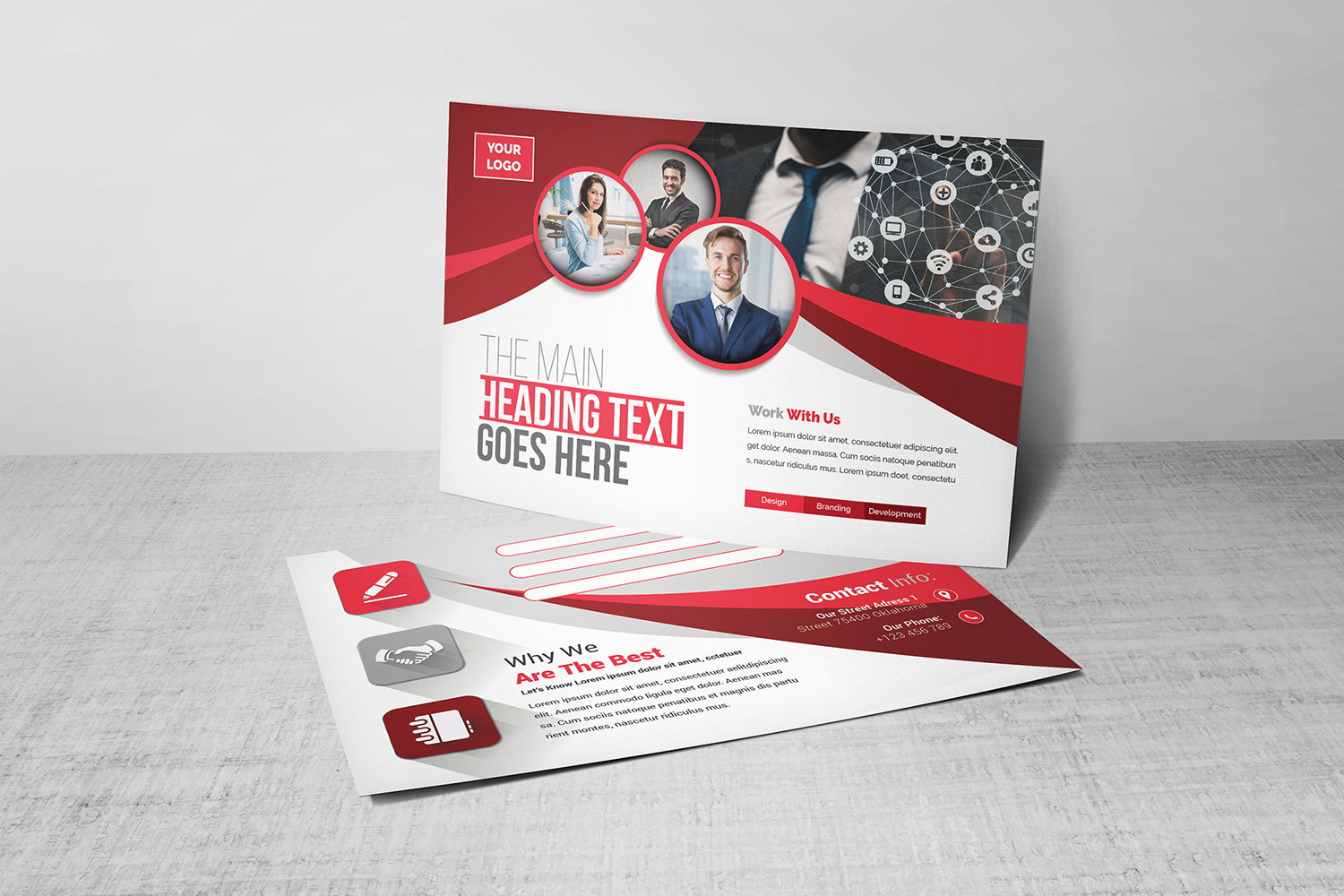 Template #101555 Design Flyer Webdesign Template - Logo template Preview