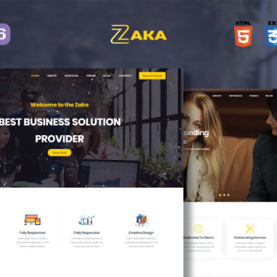 Zaka - Business & Corporate Website Template