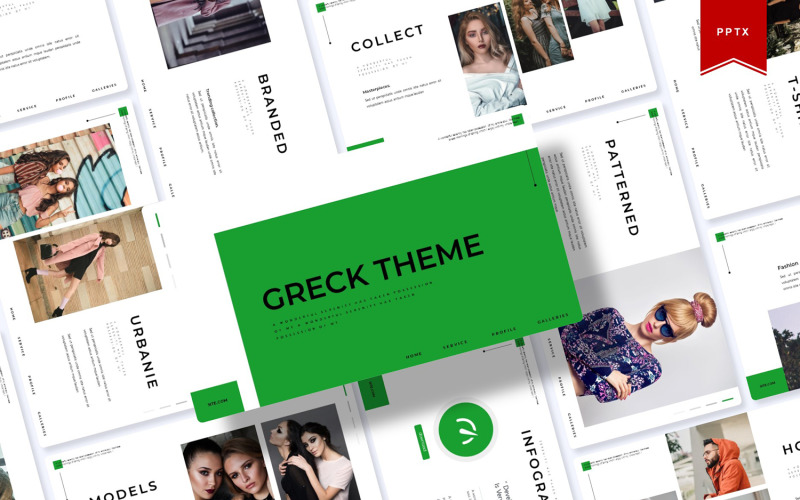 Greck Theme | PowerPoint template PowerPoint Template