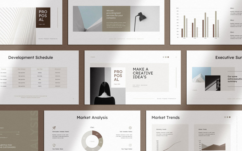 Laxed - Project Proposal Presentation PowerPoint template PowerPoint Template