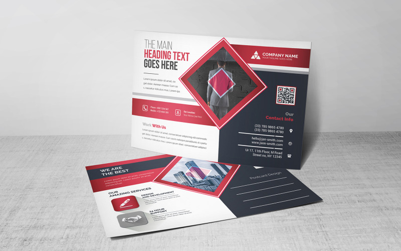 Postcard - Corporate Identity Template