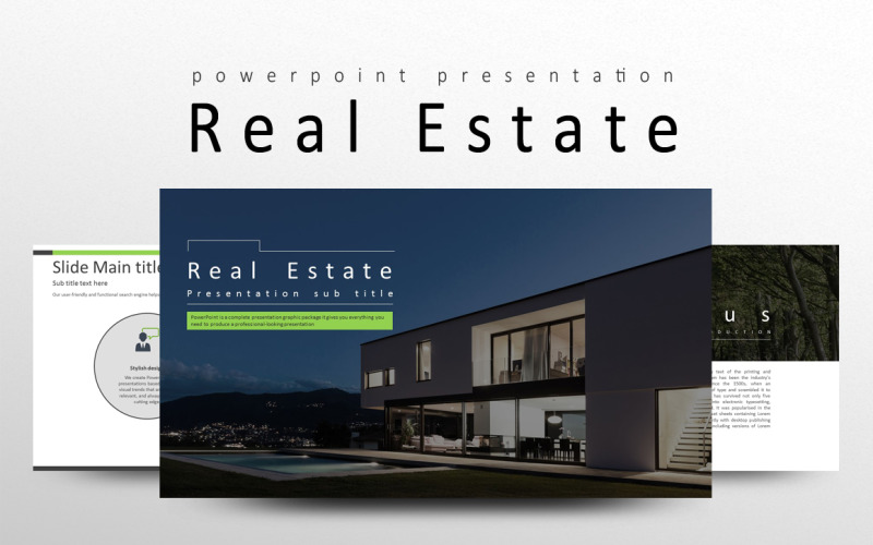 Real Estate PowerPoint template PowerPoint Template
