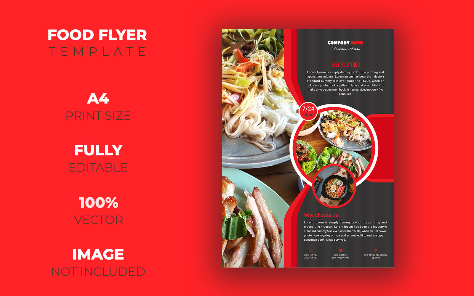 Kit Graphique #101608 Food Flyer Divers Modles Web - Logo template Preview