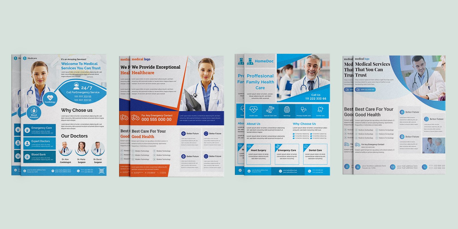 Template #101617 Bundle Medicalflyerbundle Webdesign Template - Logo template Preview